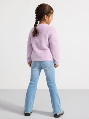 Cardigan in feather yarn - 8652344-5335