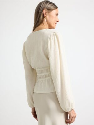 Top with crinkled texture - 8662139-7375