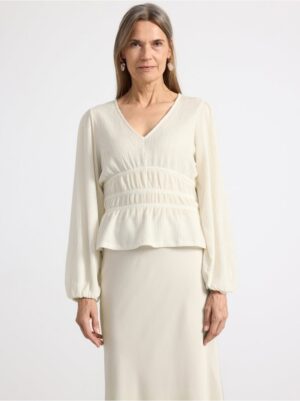 Top with crinkled texture - 8662139-7375