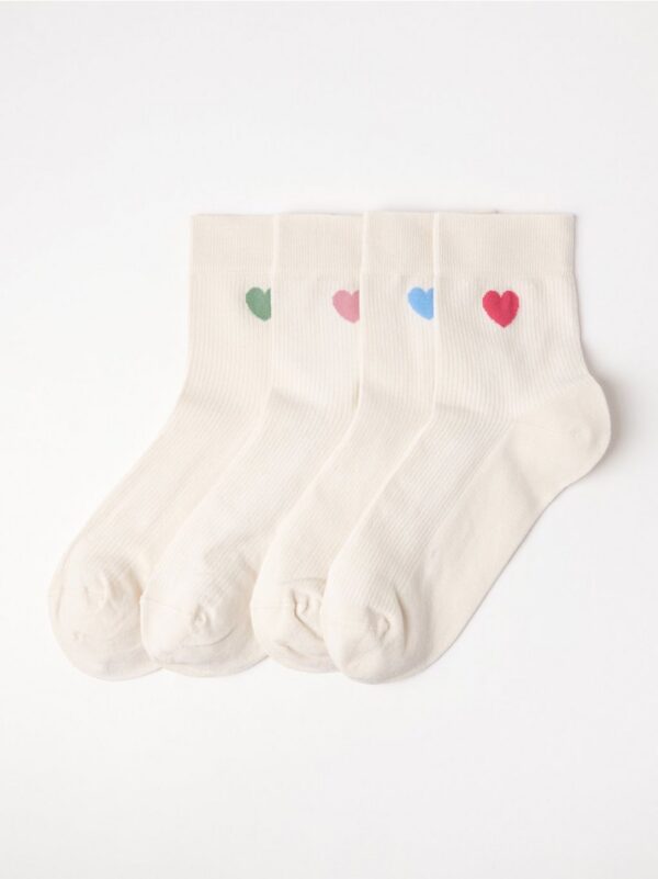 4-pack   High ankle socks - 8687743-1230