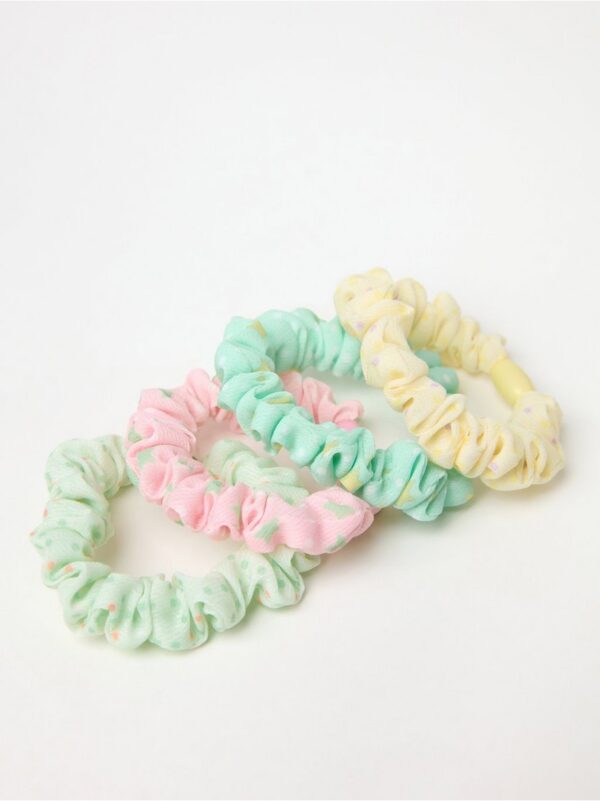 4-pack  Scrunchies with pattern - 8708124-6665