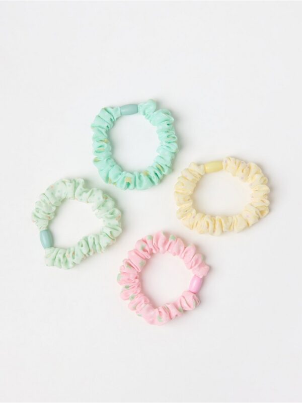4-pack  Scrunchies with pattern - 8708124-6665