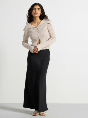 Suknja - Maxi skirt in satin 8