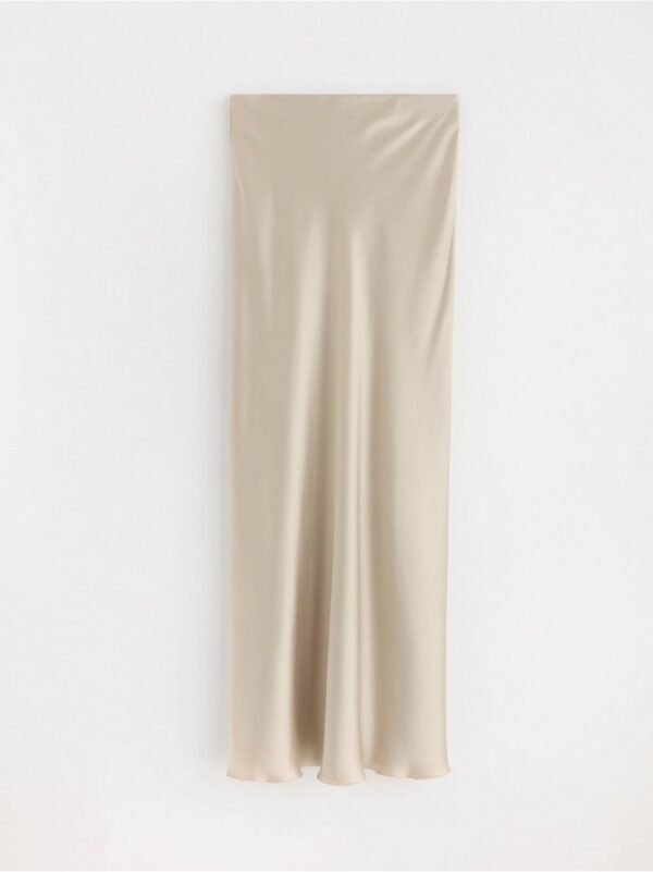 Maxi skirt in satin - 3000038-7403