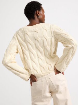 Cable knit Jumper - 3000081-9427