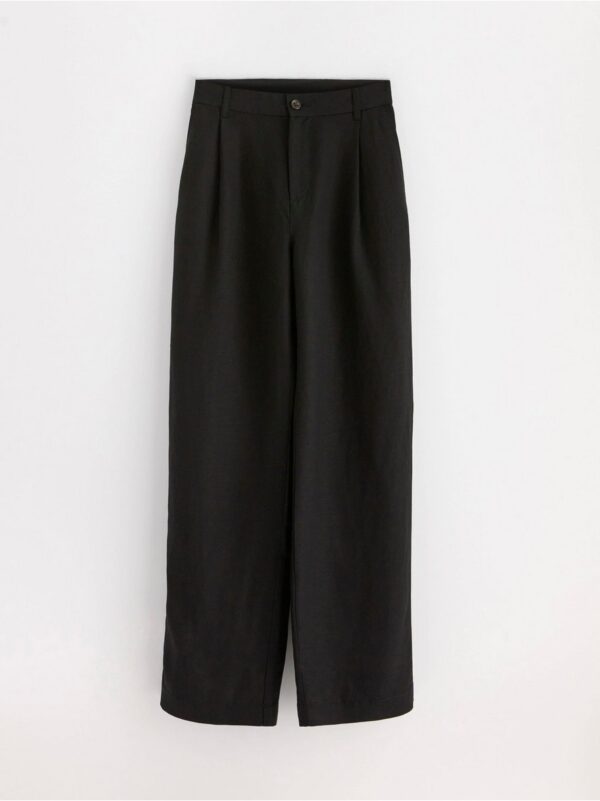 Trousers in linen blend - 3000167-80