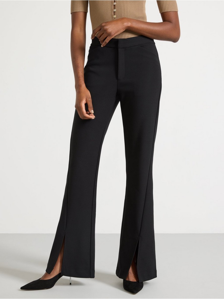 Pantalone – Flared Trousers with slit