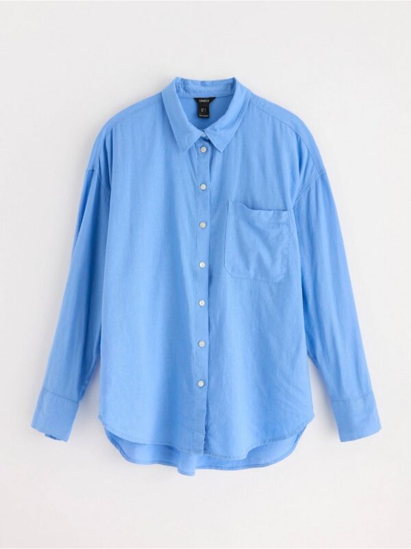Shirt in linen blend - 3000237-7281