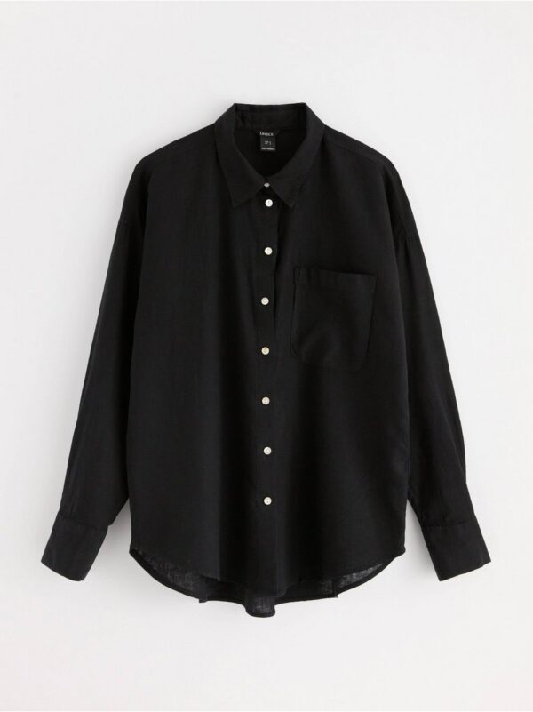 Shirt in linen blend - 3000237-80
