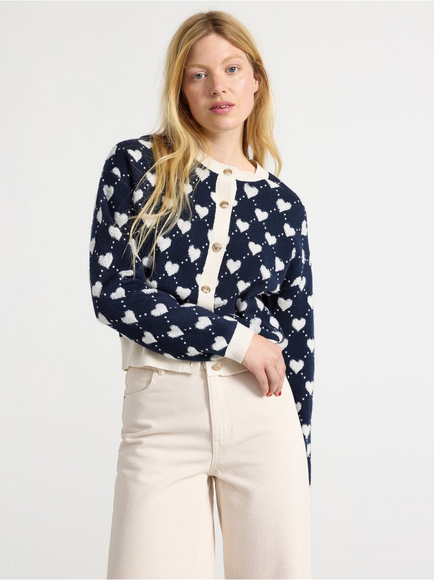 Dzemper – Jacquard knitted Cardigan