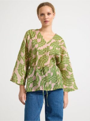 Patterned Blouse - 3000486-9619
