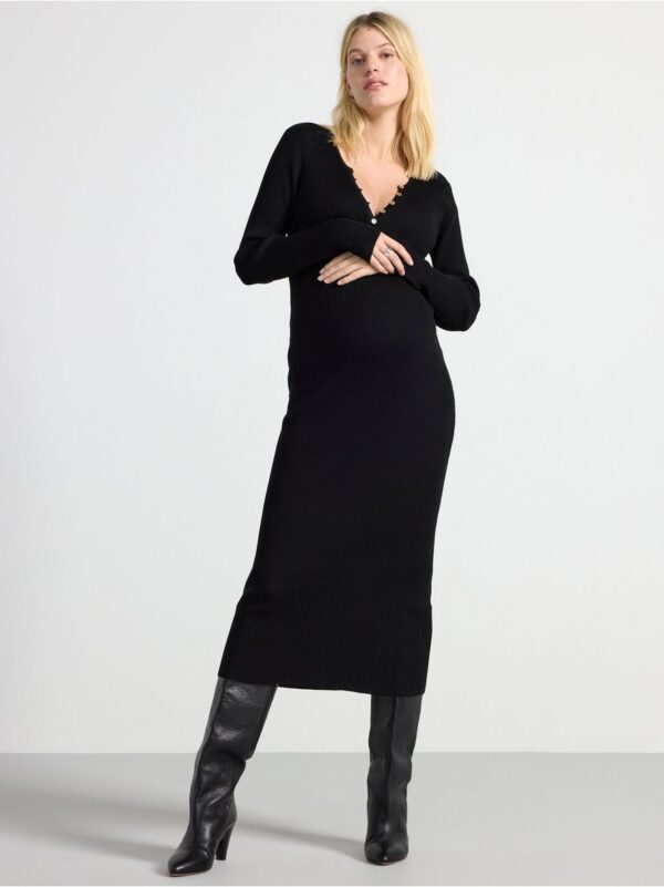 MOM Ribbed Maternity dress - 3000565-80
