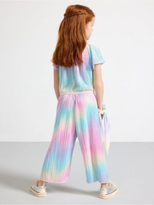 Plissé Jumpsuit with glitter - 3001193-6665