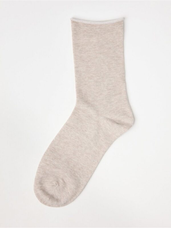 Socks with Rolled Edges - 7750028-1884