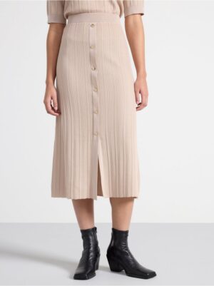 Ribbed Skirt - 8528178-4344