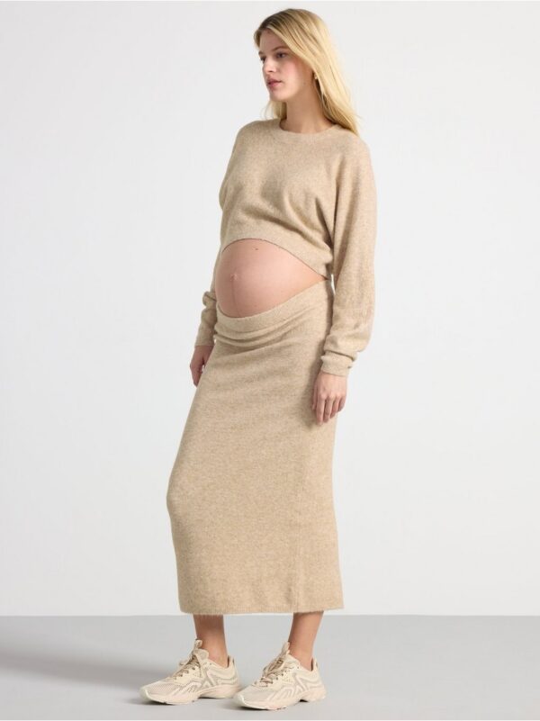 MOM Knitted midi skirt - 8639379-9609