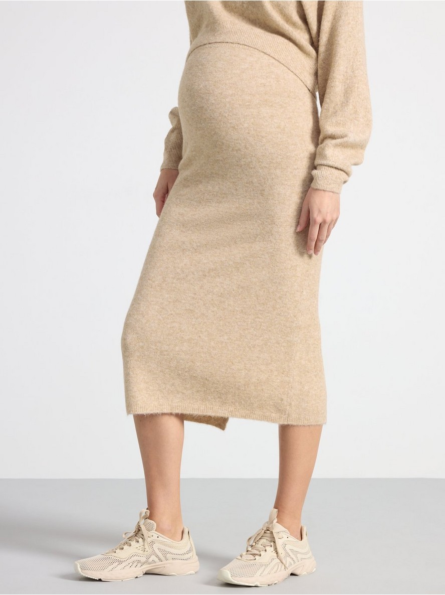 Suknja – MOM Knitted midi skirt