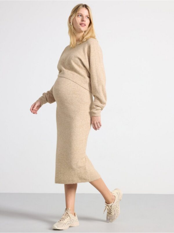 MOM Knitted midi skirt - 8639379-9609