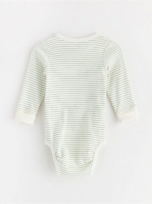 Ribbed Wrap bodysuit - 8693176-1043