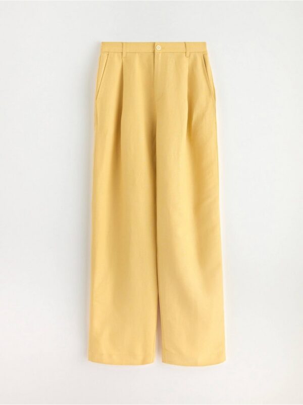 Trousers in linen blend - 3000167-1178