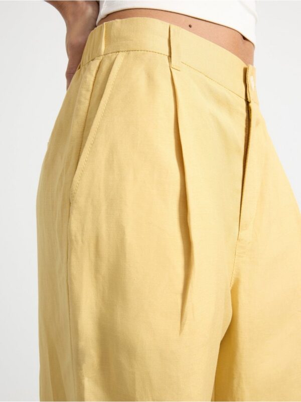 Trousers in linen blend - 3000167-1178