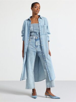 Shirt dress in denim - 3000174-791