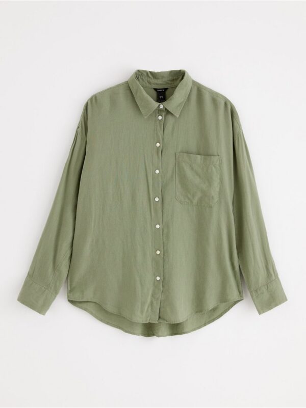 Shirt in linen blend - 3000237-5601
