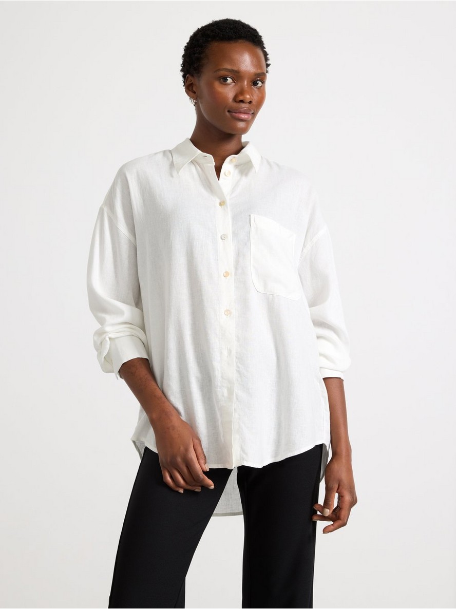 Kosulja – Shirt in linen blend