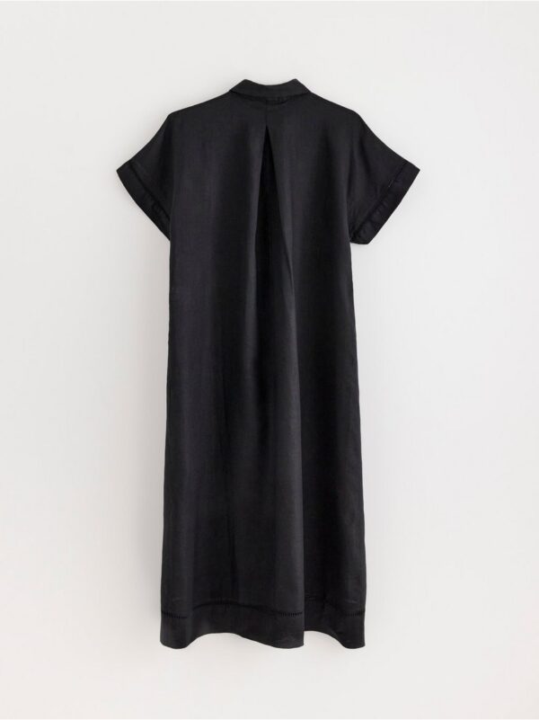 Shirt dress in linen - 3000390-80