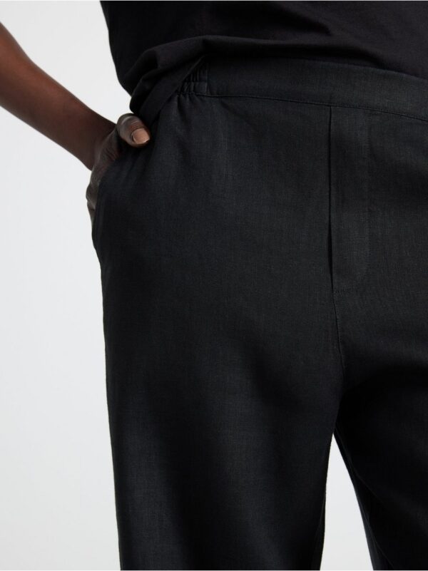BELLA  Straight Trousers in linen - 3000674-80