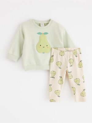 Set - sweatshirt and leggings - 3000886-1160