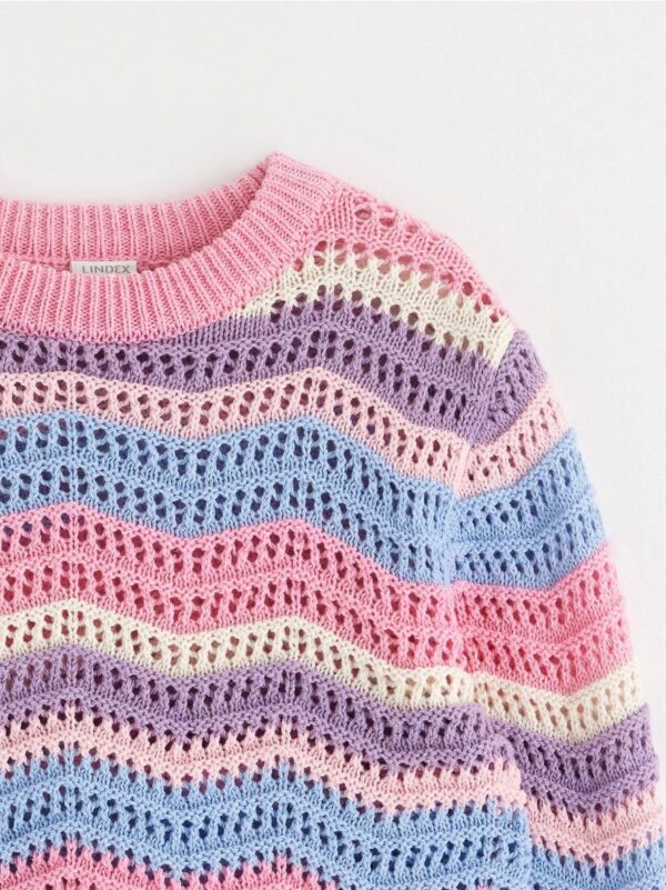 Pattern knit jumper - 3001509-7955