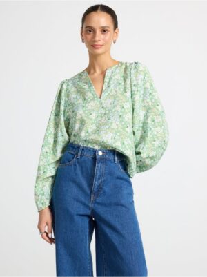 Long-sleeved blouse - 3001527-9615