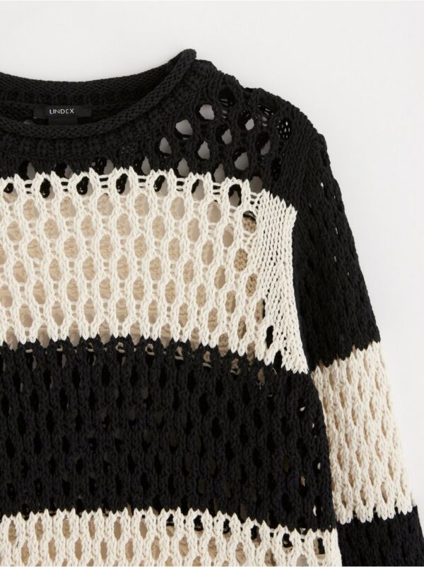 Hole-knit jumper - 3001570-80