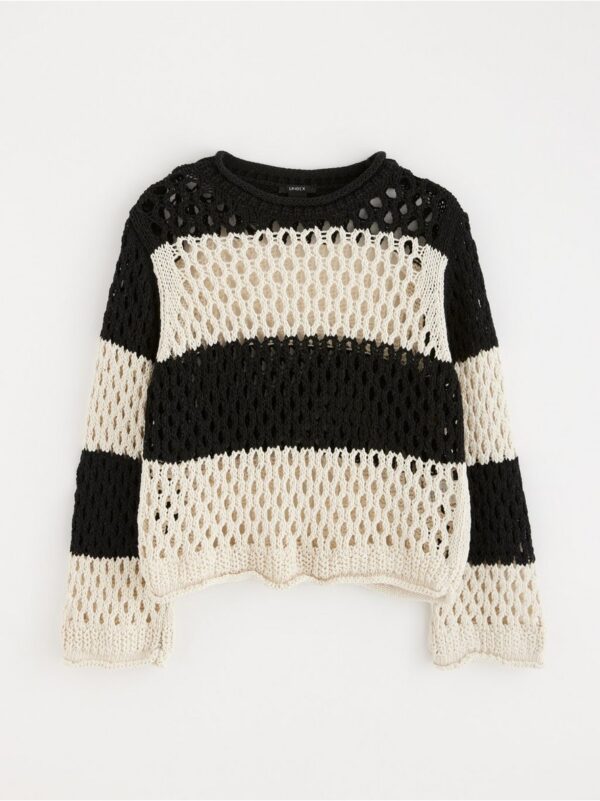 Hole-knit jumper - 3001570-80