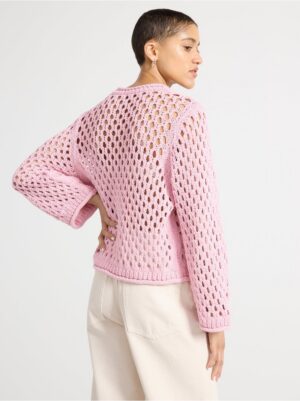 Hole-knit jumper - 3001570-9619