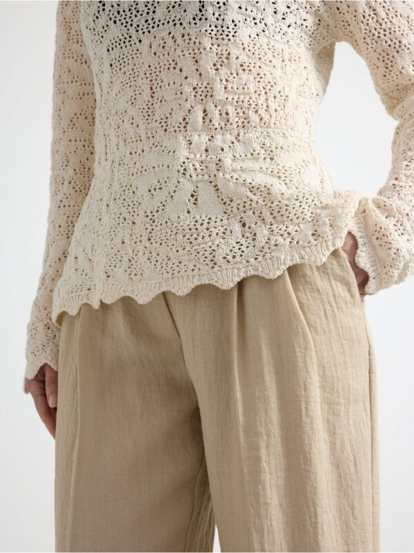 Knitted Peplum jumper - 3001581-300