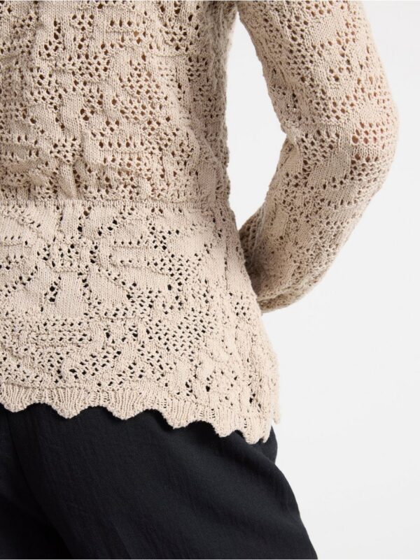 Knitted Peplum jumper - 3001581-9609