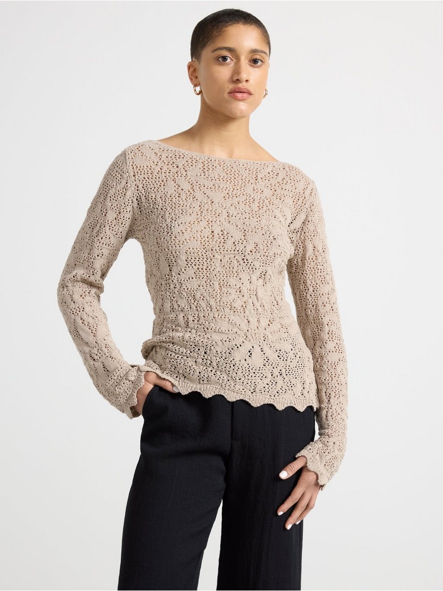 Dzemper – Knitted Peplum jumper