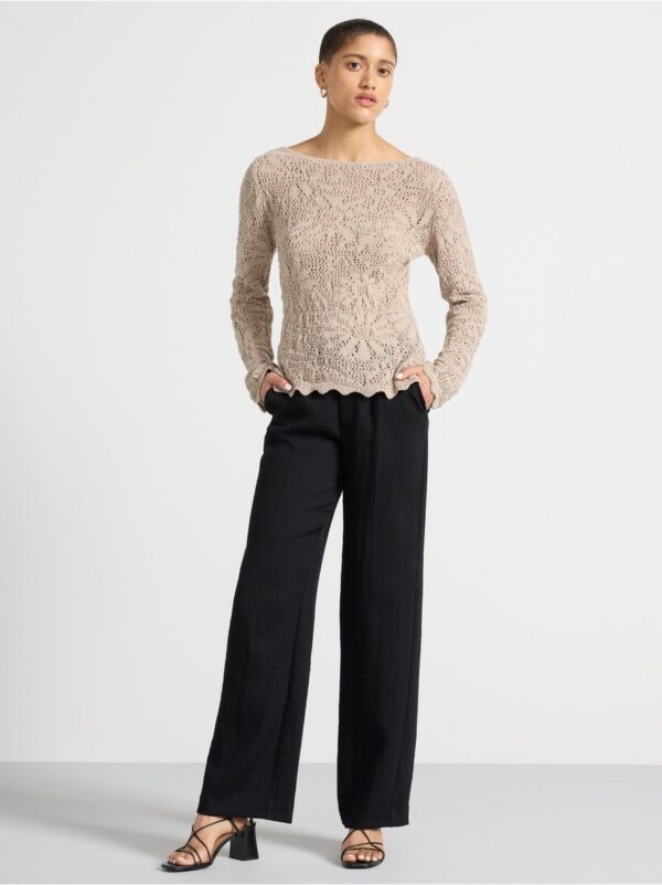 Knitted Peplum jumper - 3001581-9609