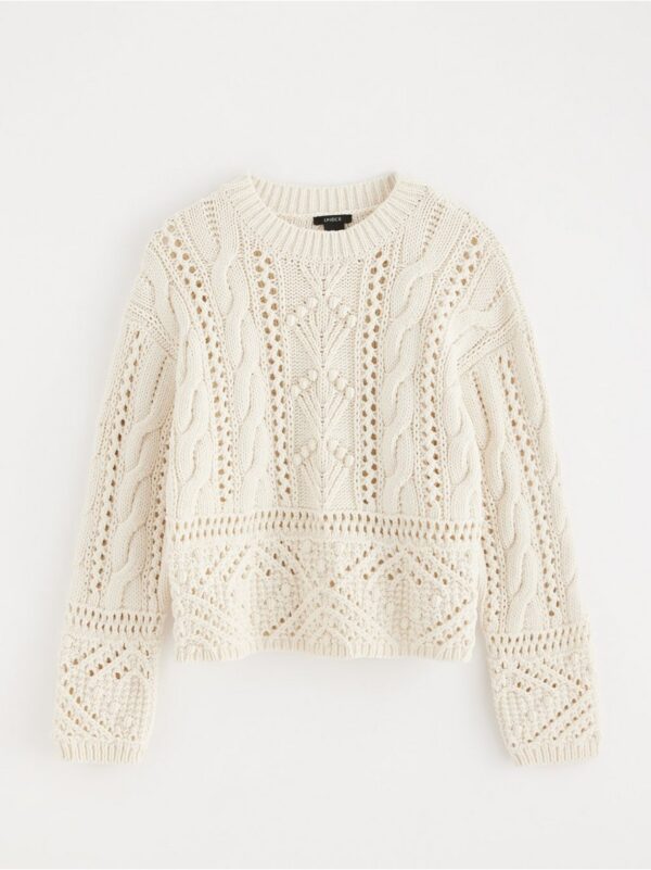 Pattern knit jumper - 3001584-300