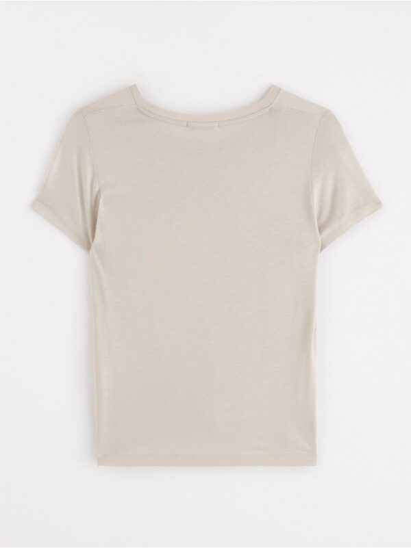 Short sleeve viscose t-shirt - 8297651-5806