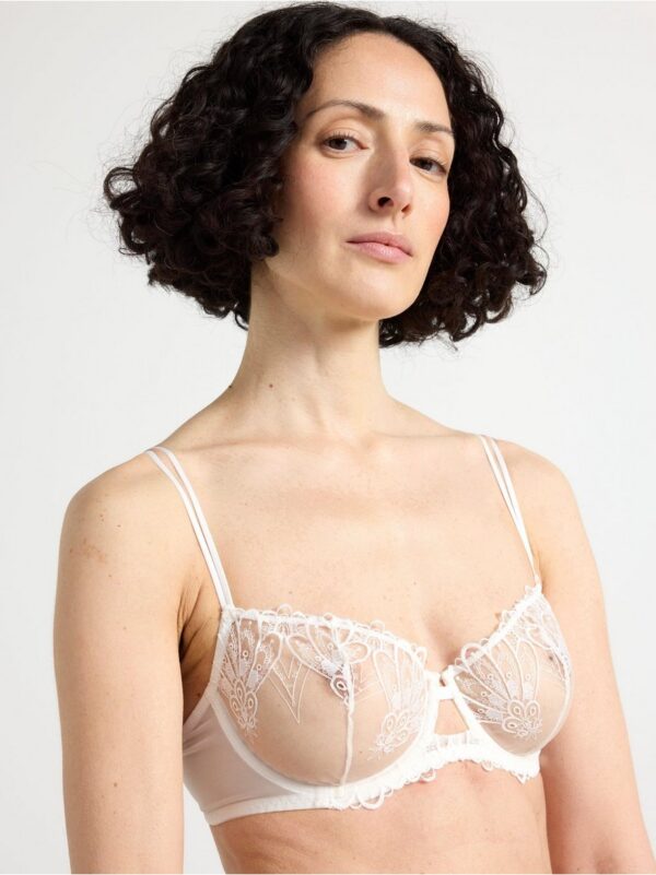 ella m – Senna unpadded bra with lace - 8534422-6886