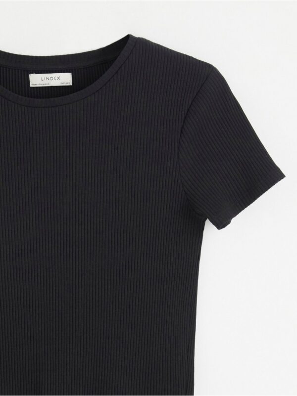 Ribbed short sleeve top - 8555247-80