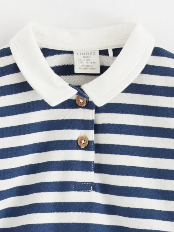Striped jumper with collar - 8622997-325