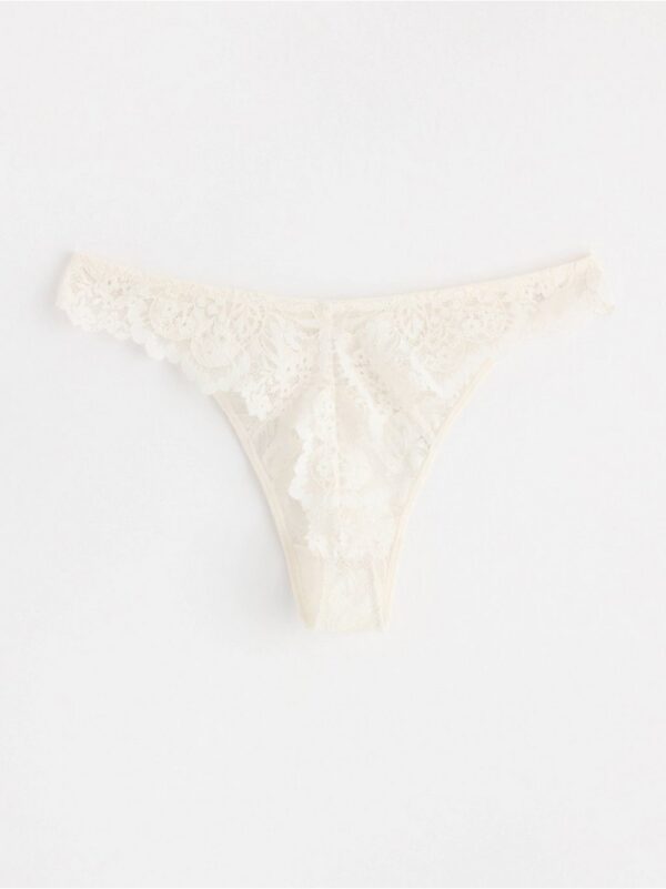 ella m –  thong in lace with low waist - 8665896-6886
