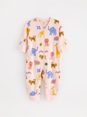 Pyjamas with animal print - 8697498-7491