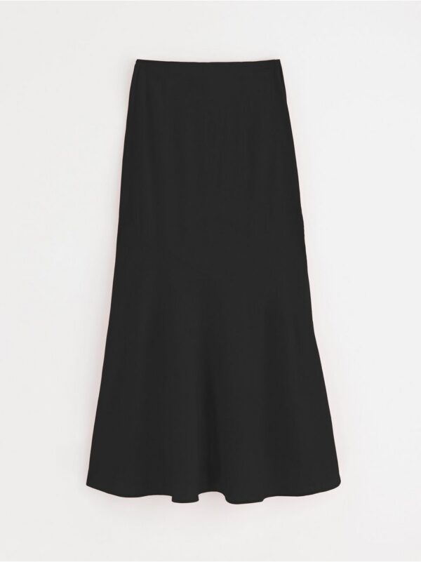 Maxi skirt in linen blend - 3000501-80