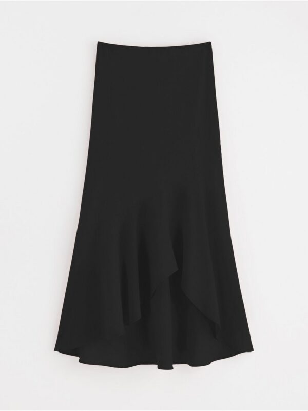 Maxi skirt in linen blend - 3000501-80