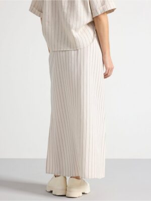 Maxi skirt in linen blend - 3000510-7403